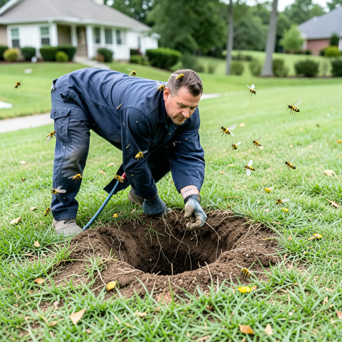 Yellow Jacket Ground Nests: Late-Summer Safety in Georgia